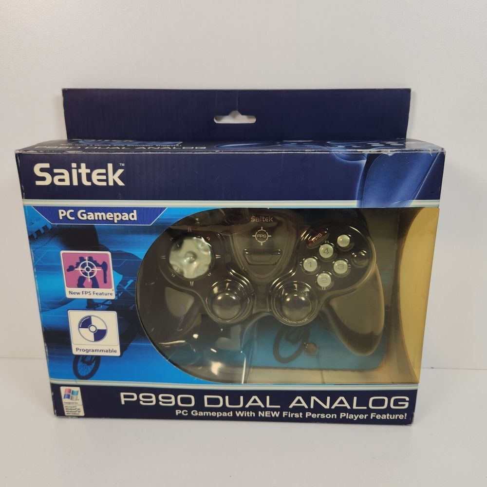 Saitek P990‎ Dual Analog PC Gamepad Installation CD